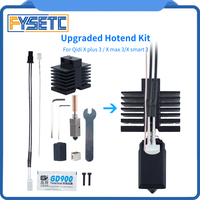 For QiDi X plus 3 / X max 3 Upgraded Hotend Kit High Temperature Resistant Printing Stable Support for Fast Printing