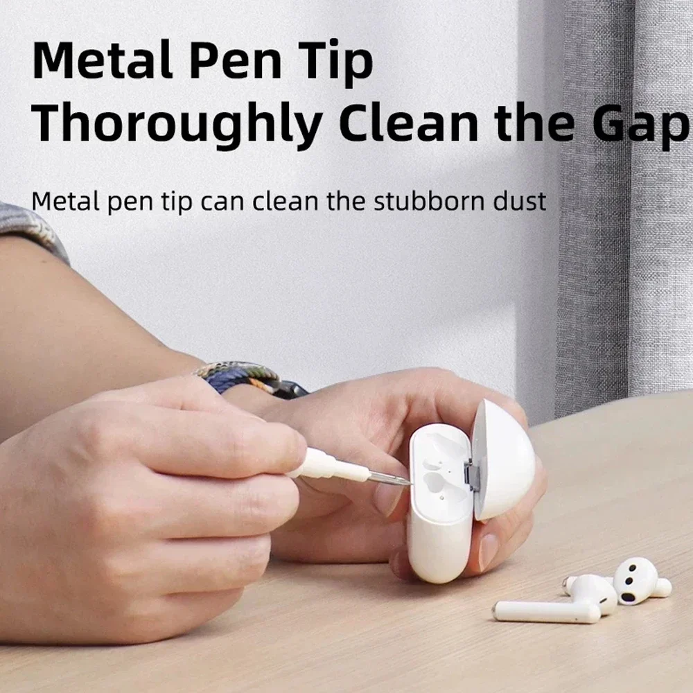 Bluetooth Earphone Cleaning Kit - A cleaning pen suitable for AirPods Pro 1/2/3, Huawei and other earphones and charging cases