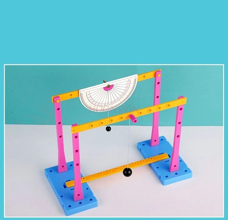 Children simple pendulum test experiment equipment, physics science DIY material,handmade Assembly pendulums