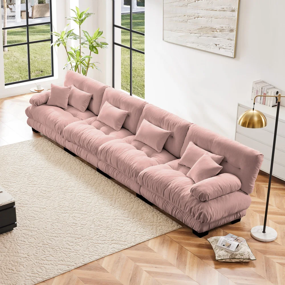 

Oversized Modular Sectional Sofa, Comfy Chenille Cloud Couches for Living Room Office Luxury Modern Sofa Furniture Couch