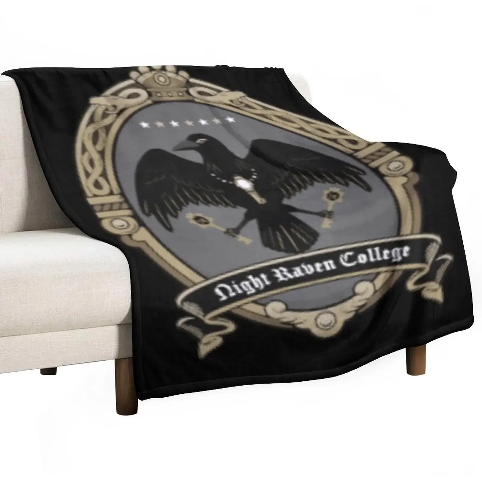 Night Raven College Throw Blanket Summer decorative Blankets