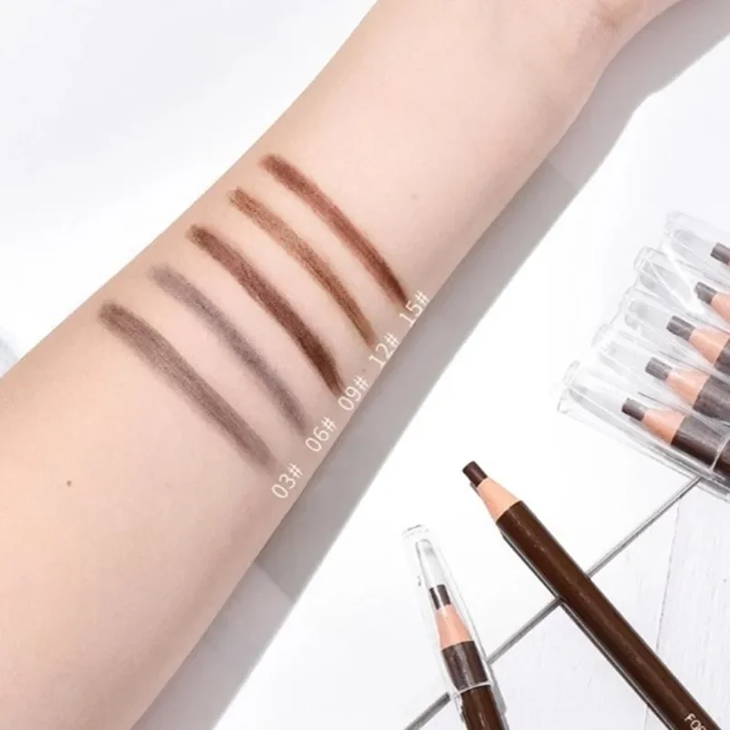 Waterproof Eyebrow Pencil Tattoo Pen Eyeliner Not Smudged Long Lasting Eyebrow Pen Make Up Eyes Cosmetics with Pencil Sharpener
