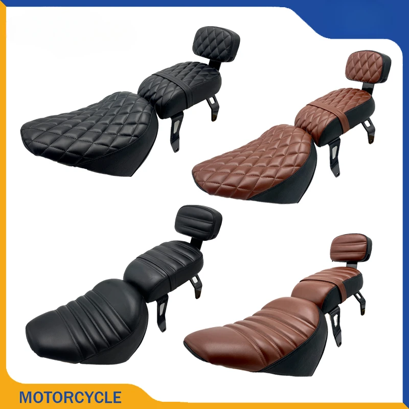 Suitable for Indian Bobber 2018-2021 Driver Cushion Rear Passenger Cushion, Comfortable Long Distance