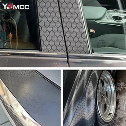Gesmeed koolstofvezel autostickers waterdicht vinyl wrap motorfiets tuning zwarte diamant koolstof zelfklevend vinyl voor auto-accessoires