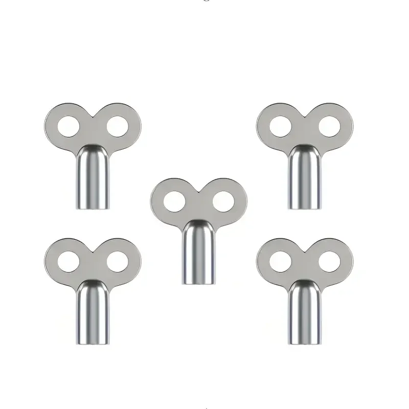 Комплект из 2 ключей для радиатора из цинкового сплава со стандартными резьбами ЕС, для прокачки воздуха от радиаторов и систем отопления