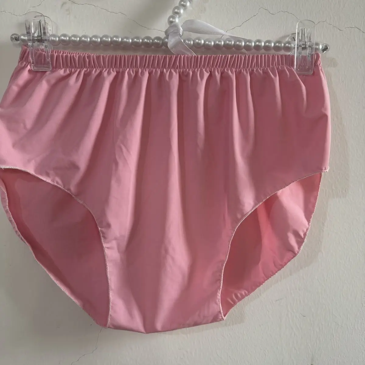 

Sexy Ice Silk See Through Underwears Panties Plus Size Briefs Lingeries Bottoms