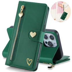 Flip Case per iPhone 15 Pro Max 5G Zipper Book portafoglio in pelle Cover magnetica per iPhone 15 Plus custodia iPhone15 Pro Luxury Funda