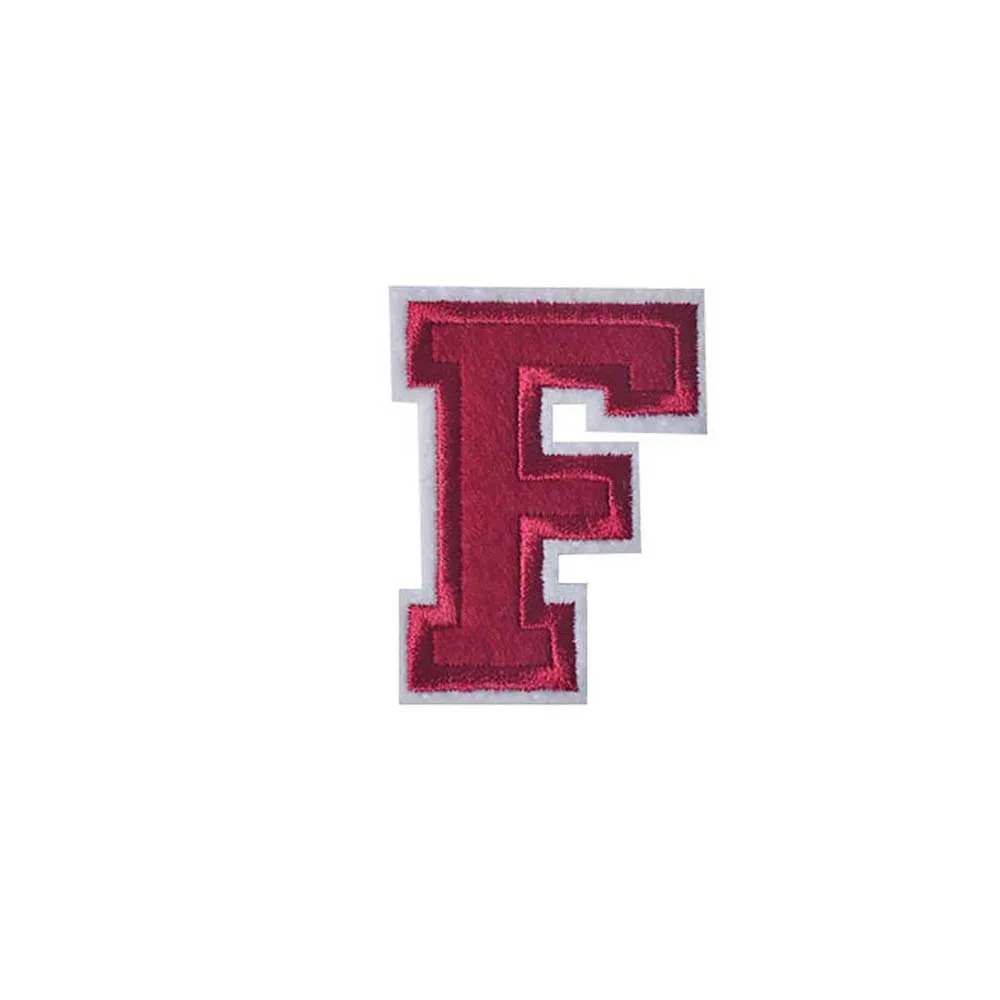 

Embroidery Sewing Fabric Apparel for T-Shirt or Coat English Alphabet Applique Letter Patches Clothes Embroidery Patches