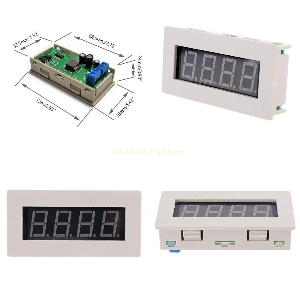 

A2BE Digital Counter for DC 5V 12V 36V Trigger Counter Module Accumulator Plastic for