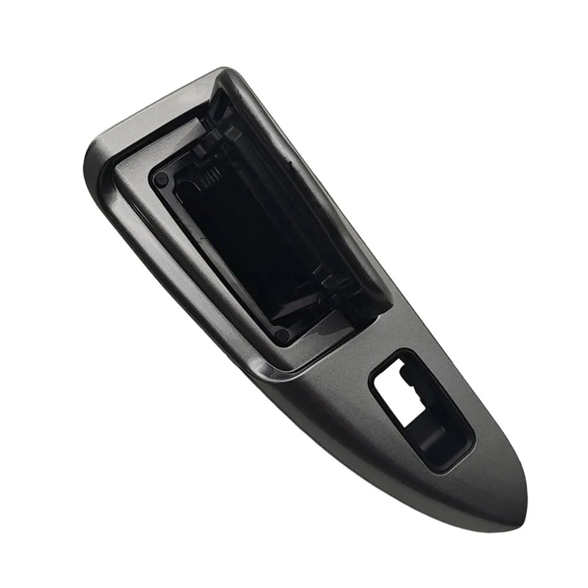 #97T Window Lift Switch,1Pair Rear Window Switch Panel &Ashtray Box Kit for Toyota Prado 120 (Black& Silver Plated)