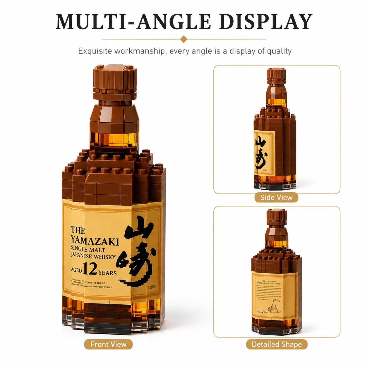 Mini Building Blocks Whiskey B - Interior Design Japan ulasan dan harga