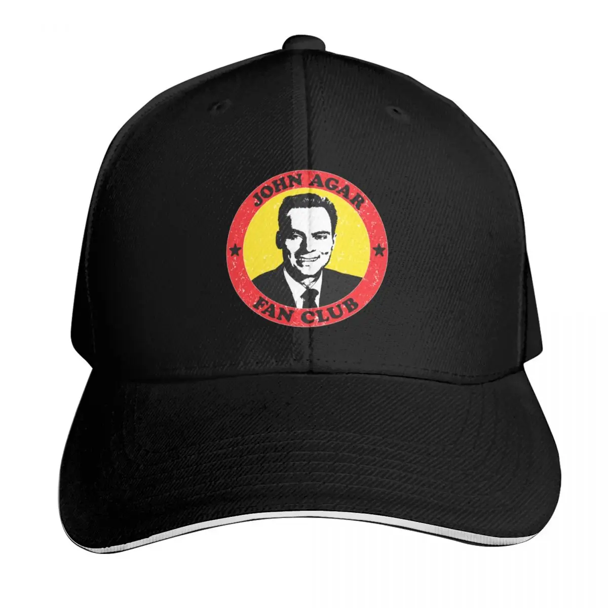 John Agar Fan Club Baseball Cap Low Profile Unstructured Unisex for Men Women Outdoor Golf Running Hiking