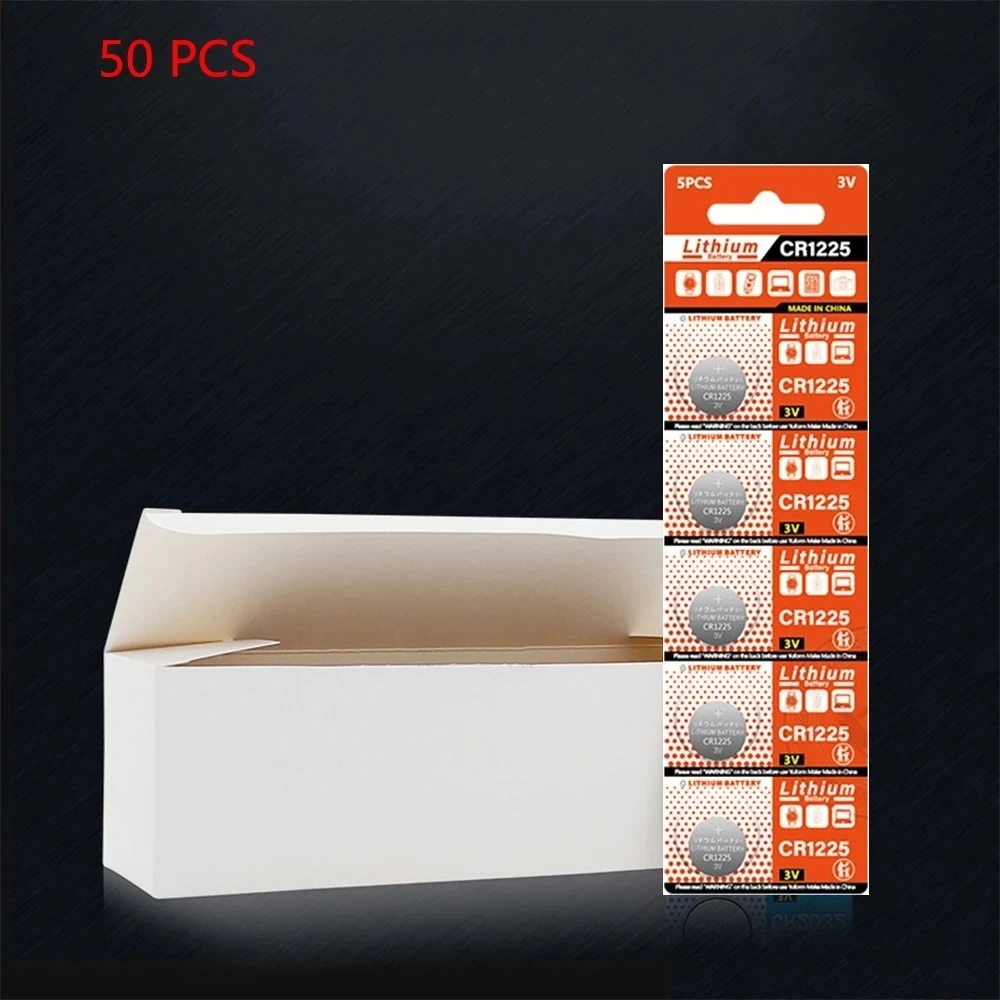 100-500PCS CR1225 3V Coin Batteries ECR1225 Bateria 1225 Button Battery For Electronic Instrument Remote Control Electronic Scal