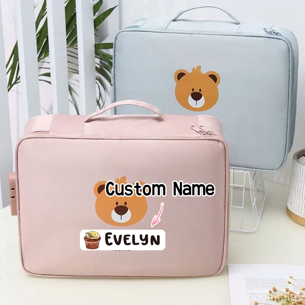 Custom dessert Name Sticker,Transparent Waterproof Stickers for Kids,diy Name Labels for School Bag Bottles Pen Box Mug Uniform
