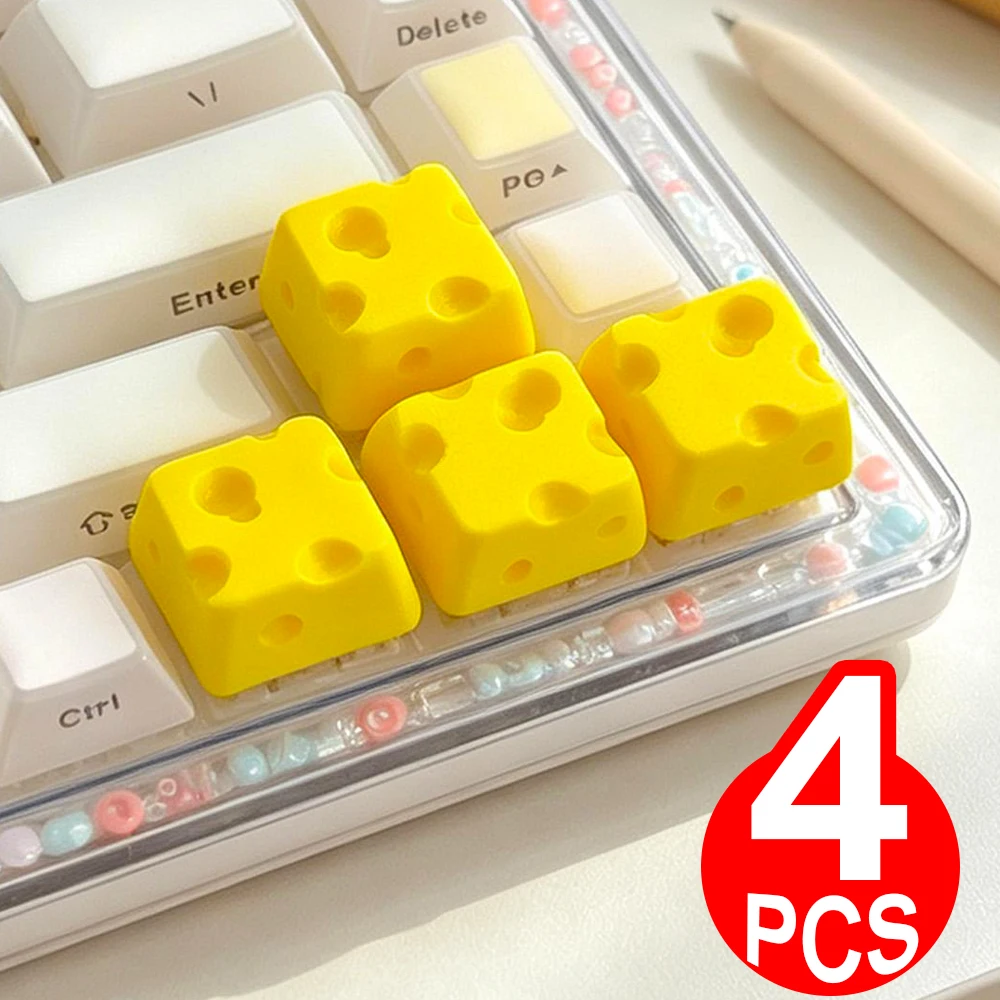 Chesse Cake Keycap For ESC Mechanical Keyboard Keycaps Cartoon Cute Personality For KEY CAP