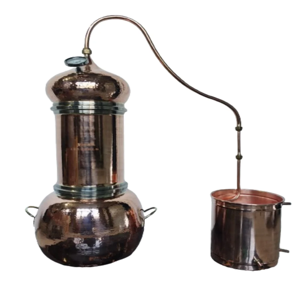 20L copper still, all copper pure dew machine, chuck still, distillation set, copper distiller