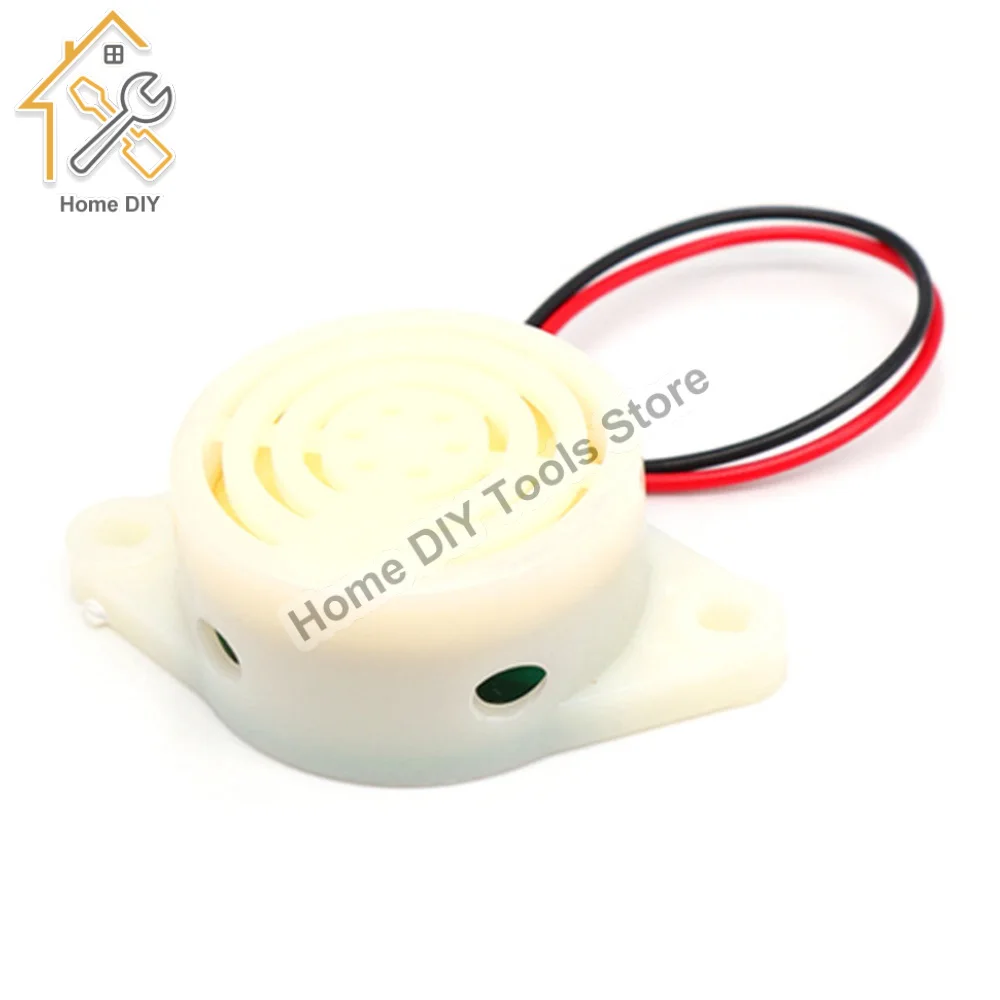 2PC/Lot SFM-27 AC220V Continuous Sound Buzzer High Decibel Alarm White Piezo Electronic Buzzer Alarm Beeper 3015C