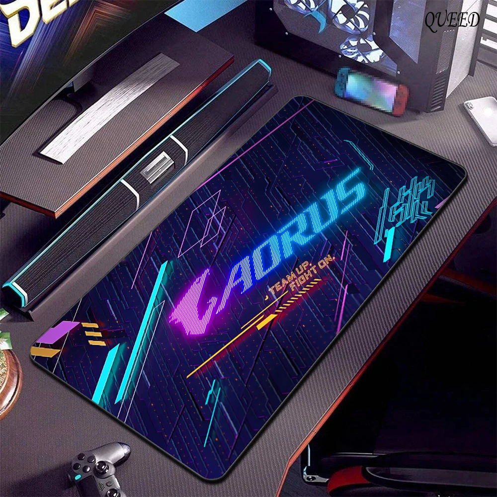 AORUS كبير الألعاب ماوس الوسادة XXL مكتب الكمبيوتر ماوس ألعاب الكمبيوتر ماوس حصيرة الكمبيوتر المحمول ماوس السجاد لوحة المفاتيح حصيرة مكتب منصات