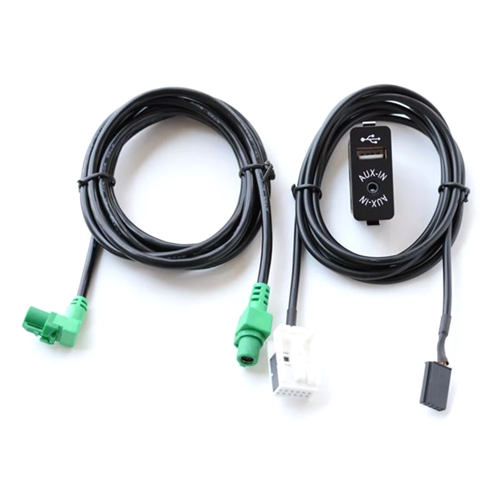 Engineered for Compatibility USB Aux Harness for BMW E87 E90 E91 E92 E60 E61 F07 F10 F11 F12 F13 F01 F02 F03 X1 X3 X4 X6 Z4 E89