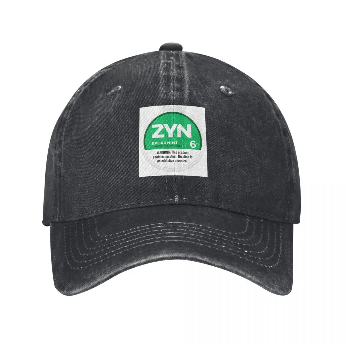 Zyn Spearmint 15 Nicotine Pouches Baseball Cap Golf Hat Man Hat Man For The Sun summer hat Men Caps Women's