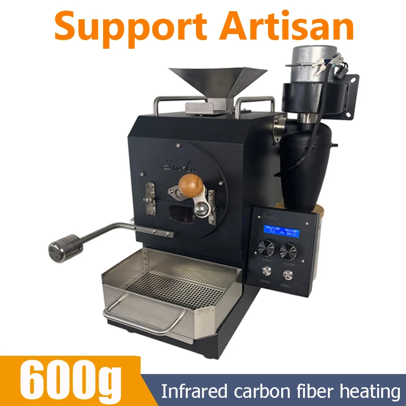 

0.6KG Commercial Electric Artisan Coffee Beans Baking Roasting Machine 220-240V 2400W Temperature Control Coffee Roaster Machine