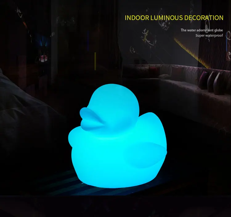 Mini lampes de Table LED avec jouet canard, veilleuses étanches IP65, pour chambre de bébé ou chambre à coucher, taille moyenne