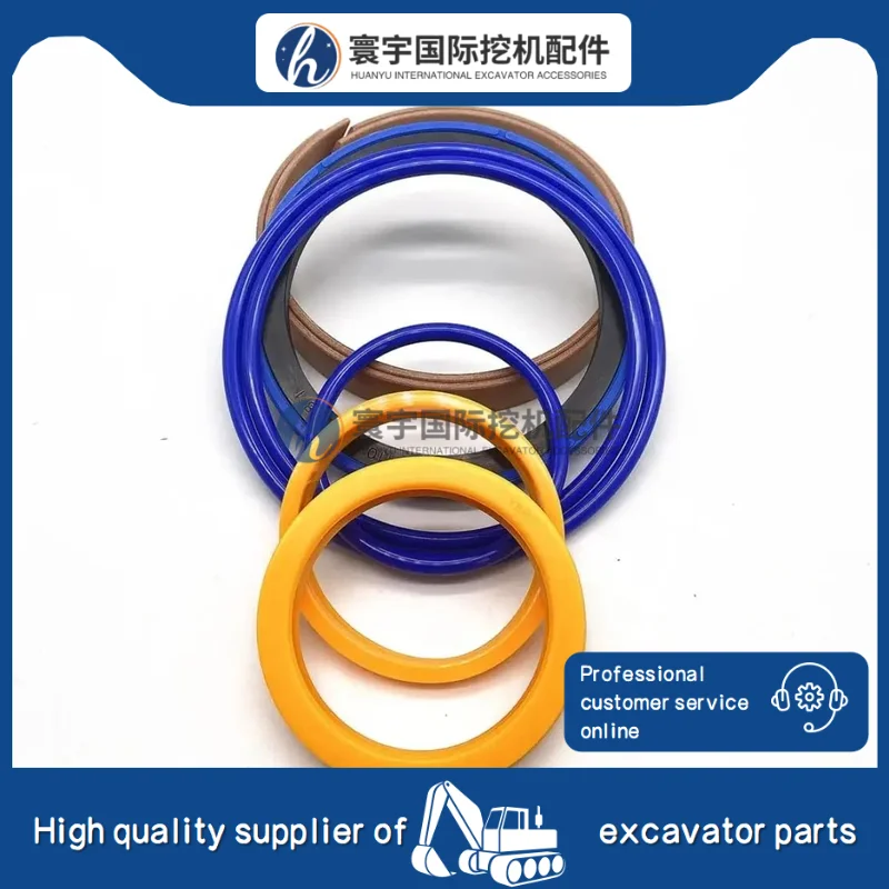 

991/00110 Backhoe Loader Hydraulic Cylinder Boom Ram Seal Kit Compatible with JCB Backhoe 3CX