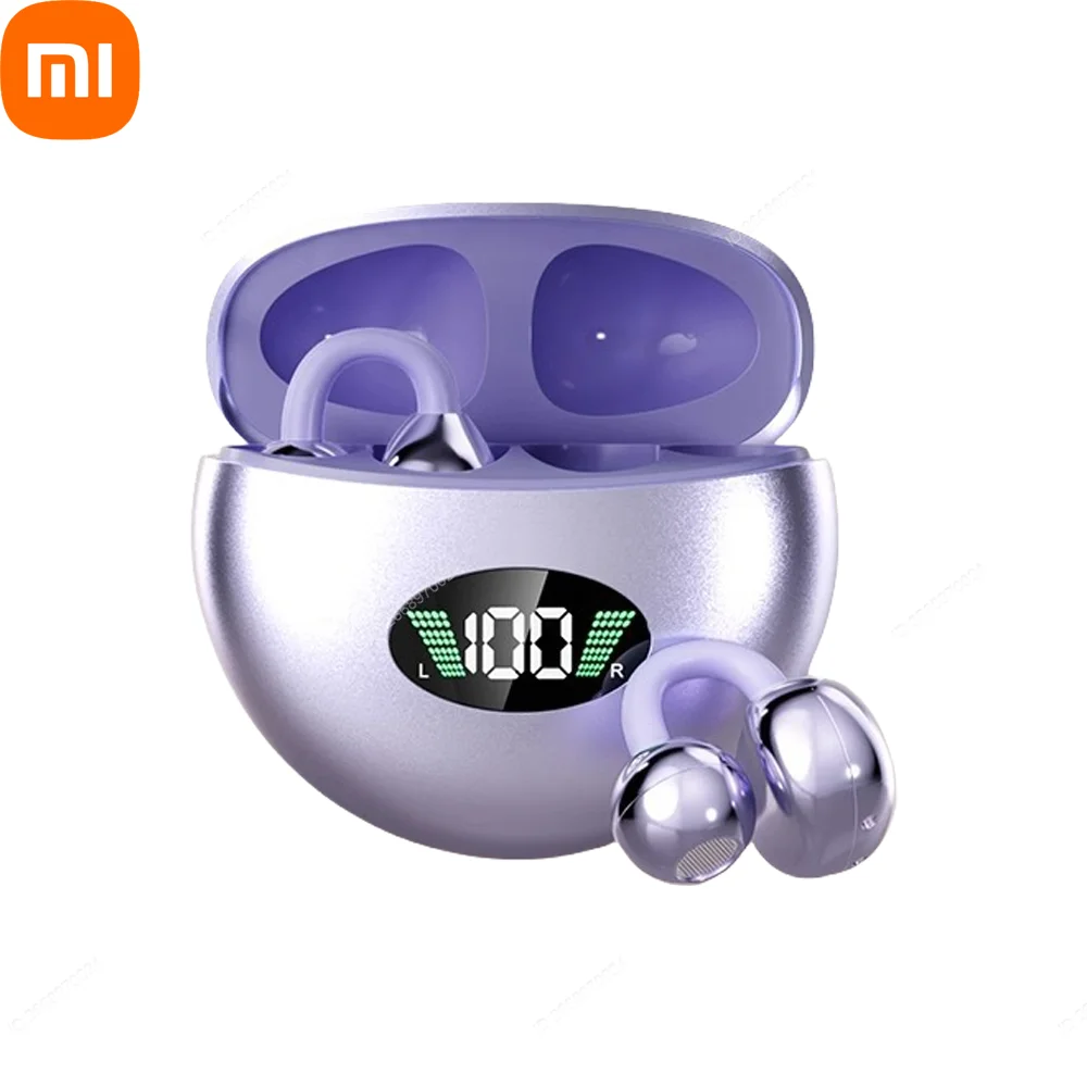 Беспроводные Bluetooth-наушники Xiaomi с клипсой, высокое качество звука, наушники с длительным сроком службы батареи, идеально подходят для занятий спортом, активного образа жизни