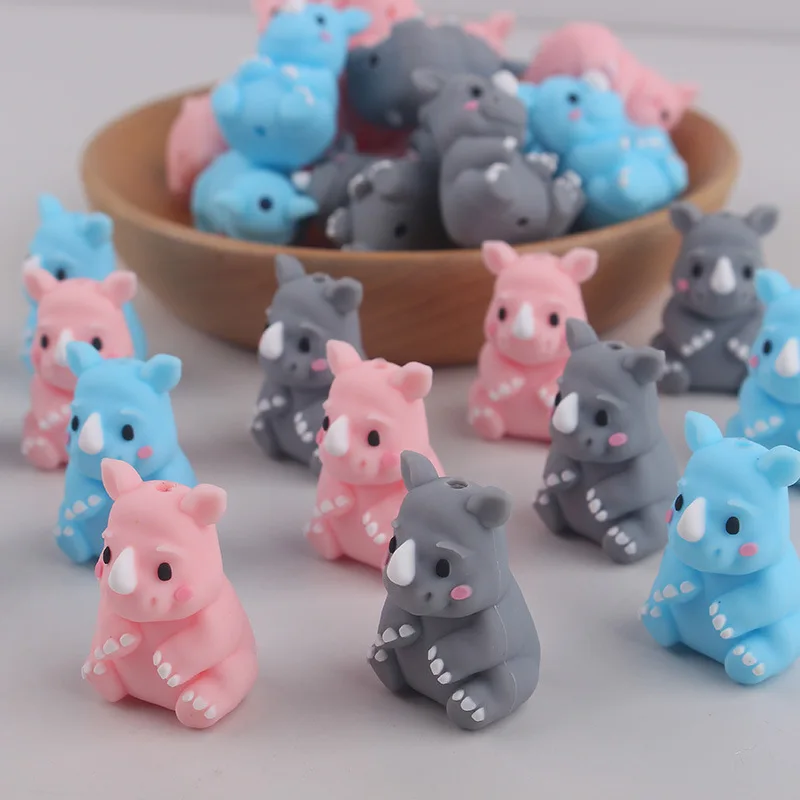 20-個新しい-3d-シリコーンビーズ食品グレード漫画フォーカルビーズジュエリー作成-diy-ペンキーホルダーアクセサリーベビーシリコーンビーズ