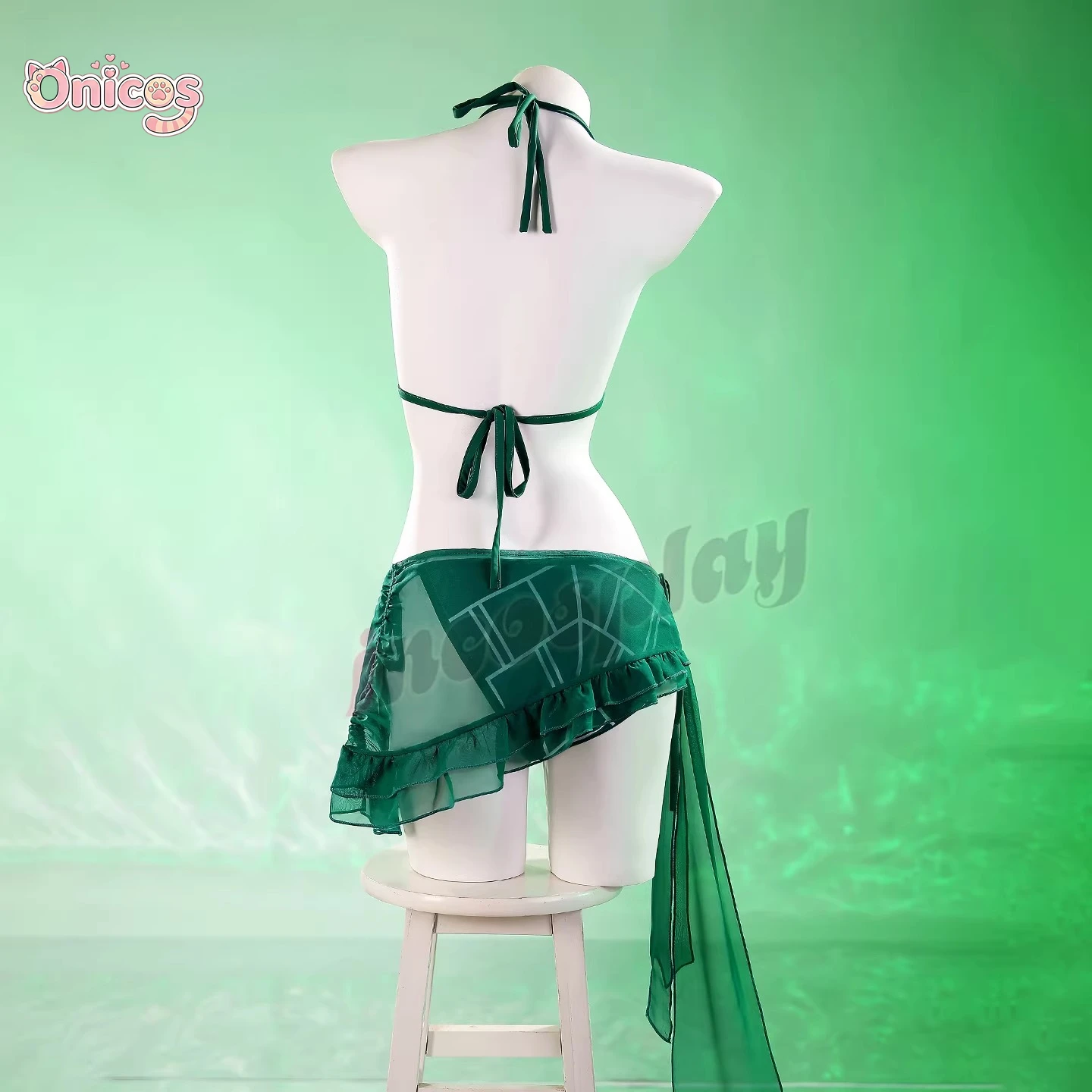 

JoJo's Bizarre Adventure Jolyne Cujoh Cosplay Costume Summer Cool Swimsuit Set Onicos