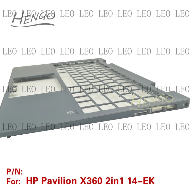 SS  New For HP Pavilion 14-EK Palmrest Upper Case C Cover KB Bezel Shell Blue