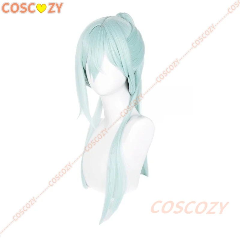 Anime Die duftende Blumenblüten mit Würde Subaru Hoshina Cosplay Perücke Langes helles Cyan Haar Halloween Party Requisiten Frauen Mädchen