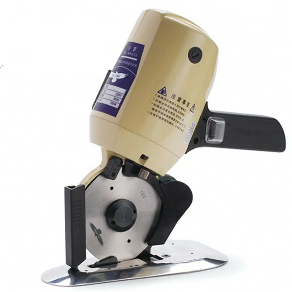 100/110mm Electric Cloth Cutter Fabric Cutting Machine Fabric Round Knife Cuttier Electric Hand Push Scissors 110V/220V