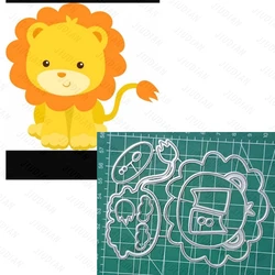 A Well-behaved Lion Metal Cutting Die Metal Cutting Die for DIY Scrapbooking Crafts Handmade Christmas Gift Card