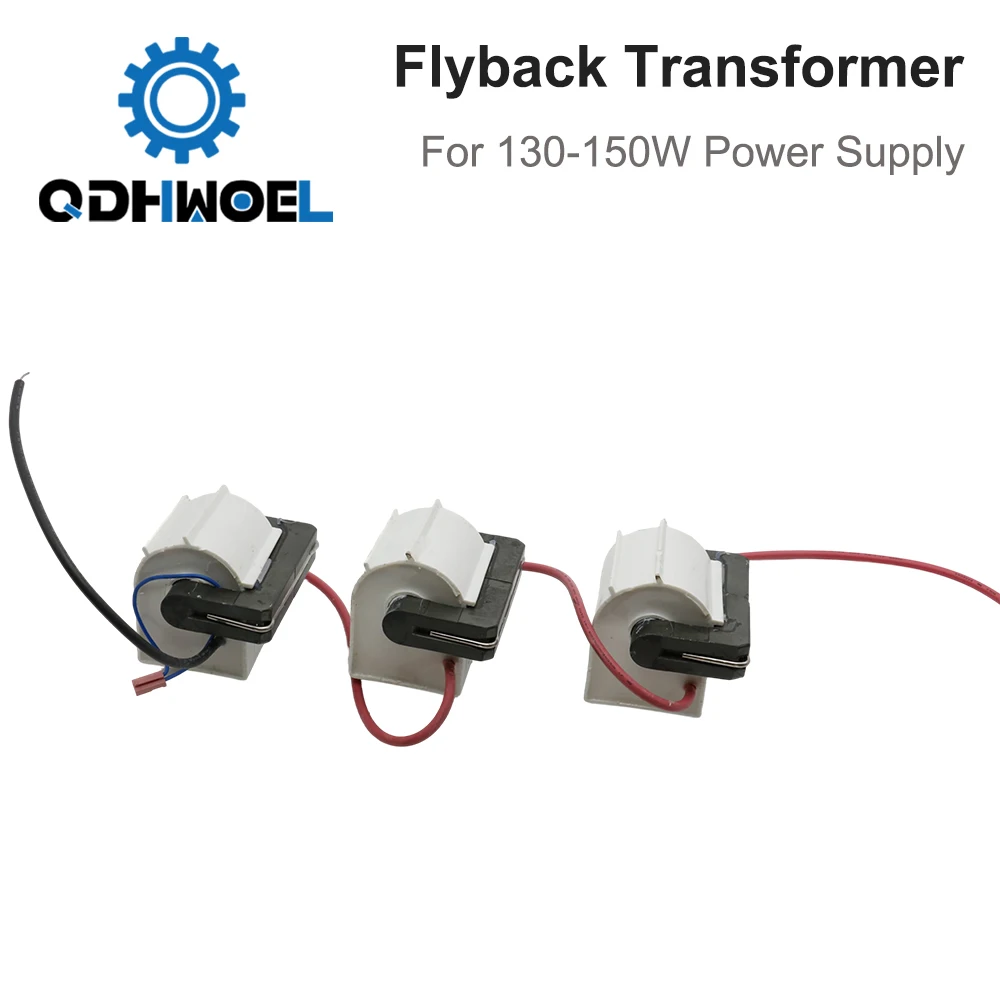 130-150W High Voltage Flyback Transformer Suitable for HY DY20 Series CO2 Laser Cutting Engraving Machine Laser Power Supply