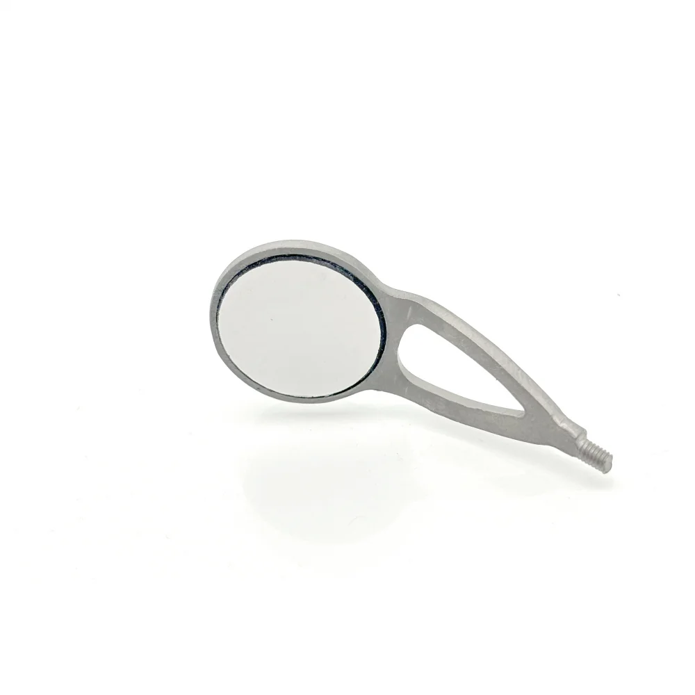 กระจกตรวจฟันยาวเคลือบโรเดียม ป้องกันการกัดกร่อน ใช้ซ้ำได้ สำหรับทันตแพทย์ ใช้ได้หลากหลาย สำหรับตรวจสุขภาพช่องปาก