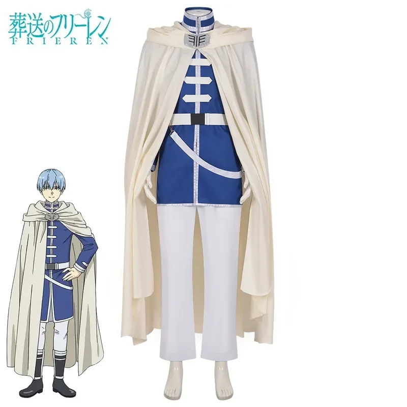 

FC6Anime Frieren: Beyond Journey's End Himmel Cosplay Costume Adult Unisex Uniform Suit Halloween Outfit Party@FC8！