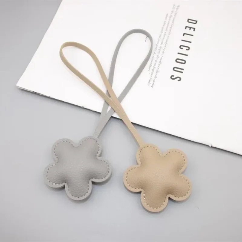 Flower bag pendant,PU Leather Keychain, Valentine's Day, Mother's Day, Various Colors Of Flower Bud Pendant image 4