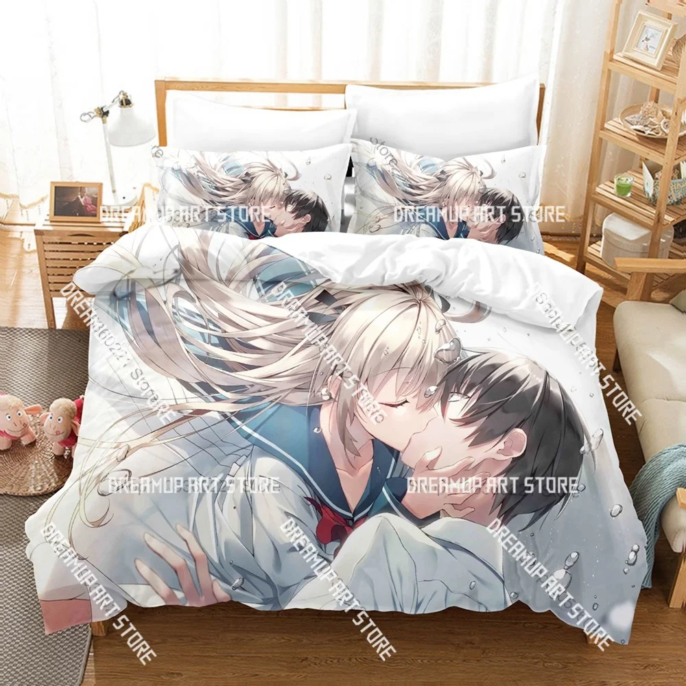 3D Printed Anime ATRI My Dear Moments Bedding Set for Boys Girls Duvet Cover Twin Queen King Full Single Double Sizes