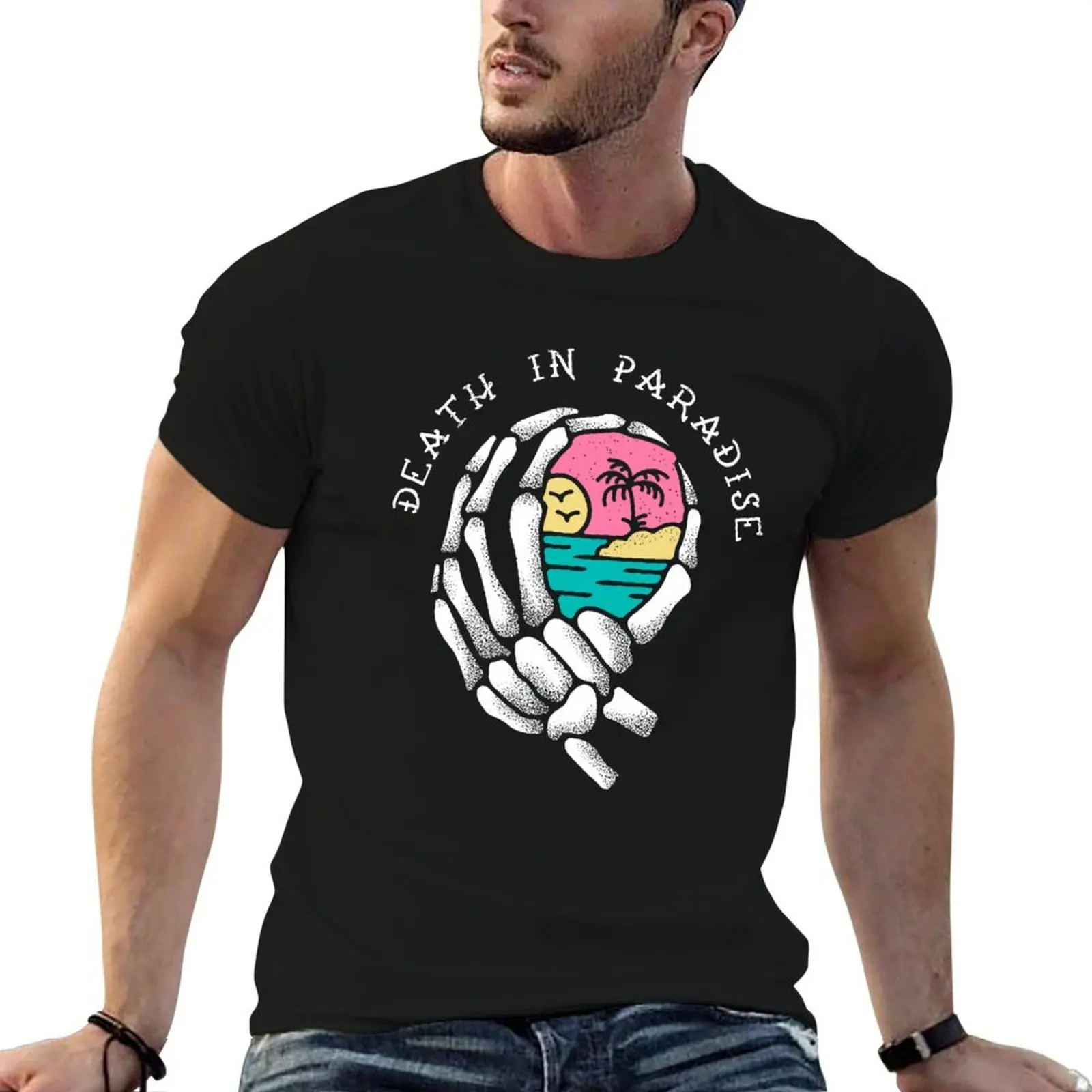 

Death in Paradise T-Shirt men t shirt cotton 100% t shirt personalised T-Shirt
