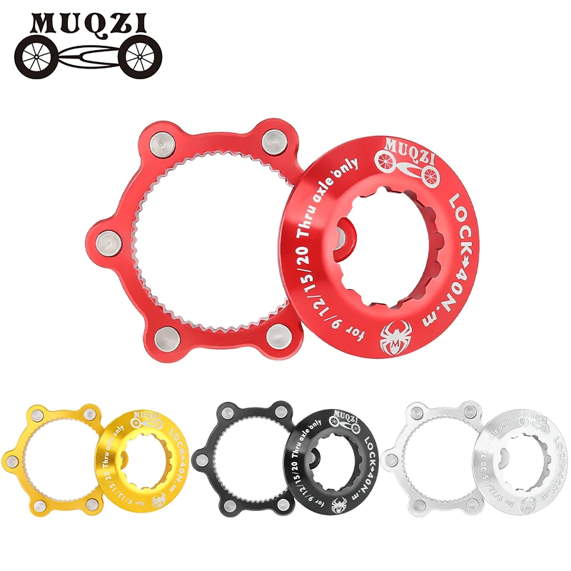 MUQZI Centerlock to 6-Bolt Rotor Adapter MTB Road Bike Center Lock To Disc Brake Rotor Adapter