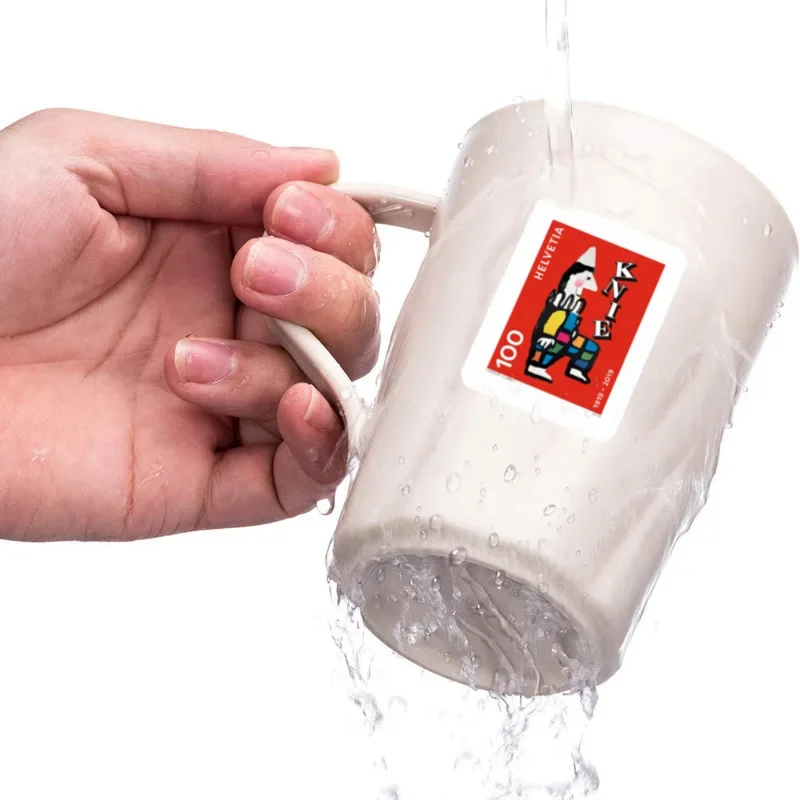 2Sets=100Pcs Colorful Stamp Stickers Water Cup Helmet Notebook Waterproof Stickers