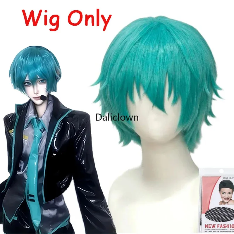 Cyanime mikuo cosplay masculino miku cosplay jk uniforme camisa jaqueta terno roupas peruca traje de halloween para homens