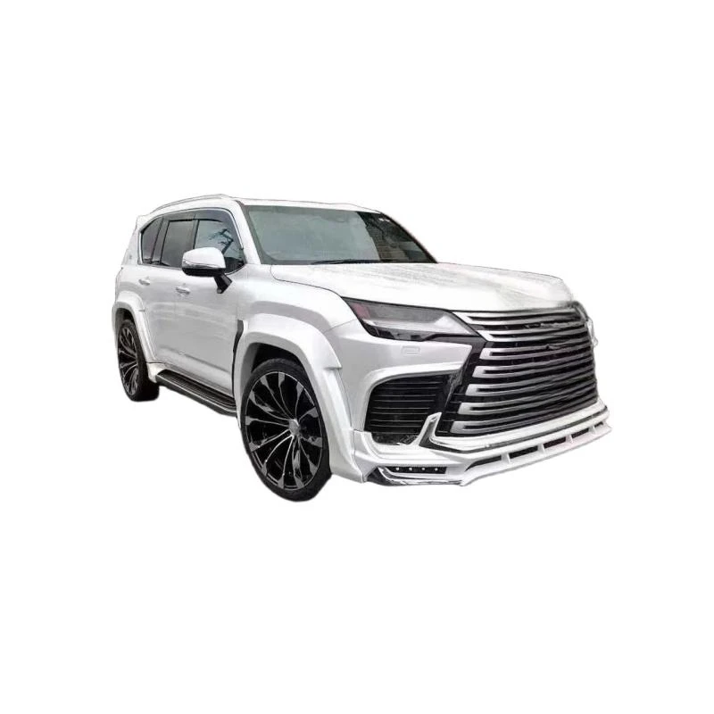 Practical Wide Body Kit LX600 Front Lip Diffuser Wheel Eyebrow Sport Style Universal Fit Car Guard