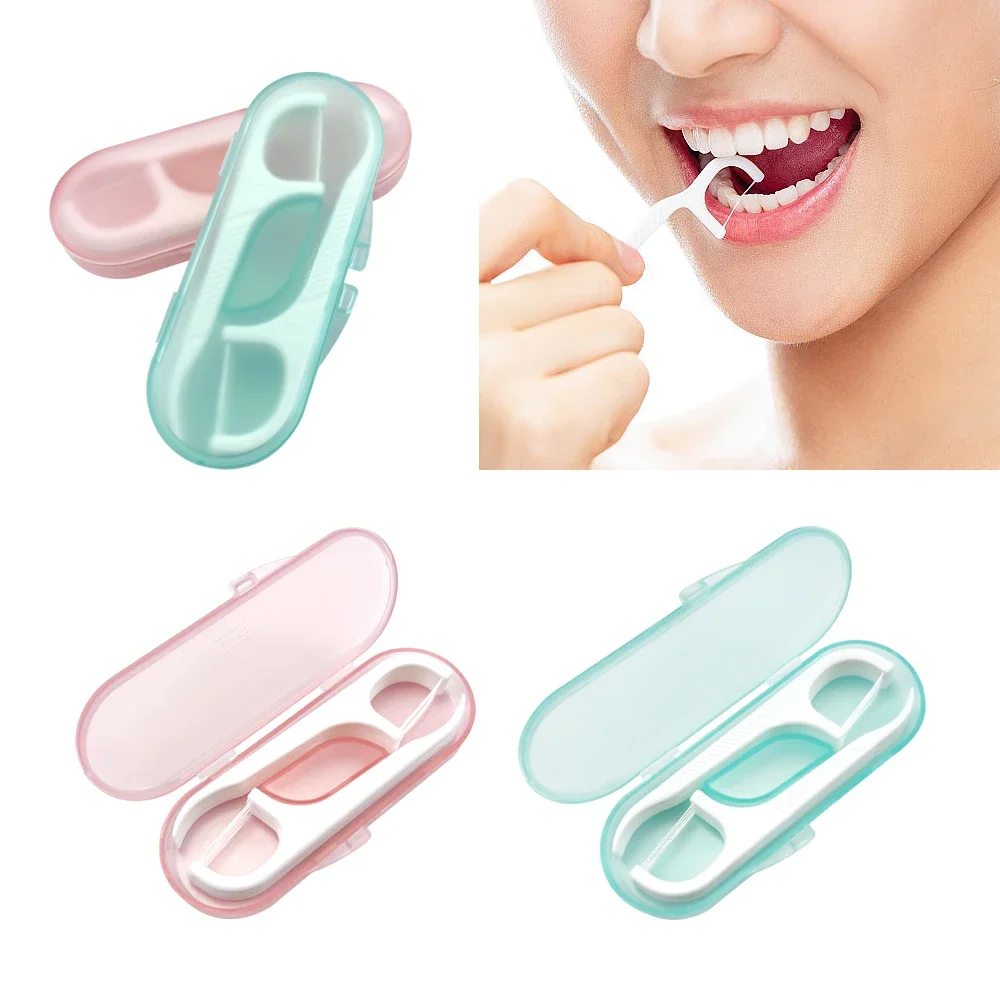 

10Pcs/Box Teeth Cleaner Floss Box Set of Household High-End Creative Toothpick Box - Portable Mini Floss