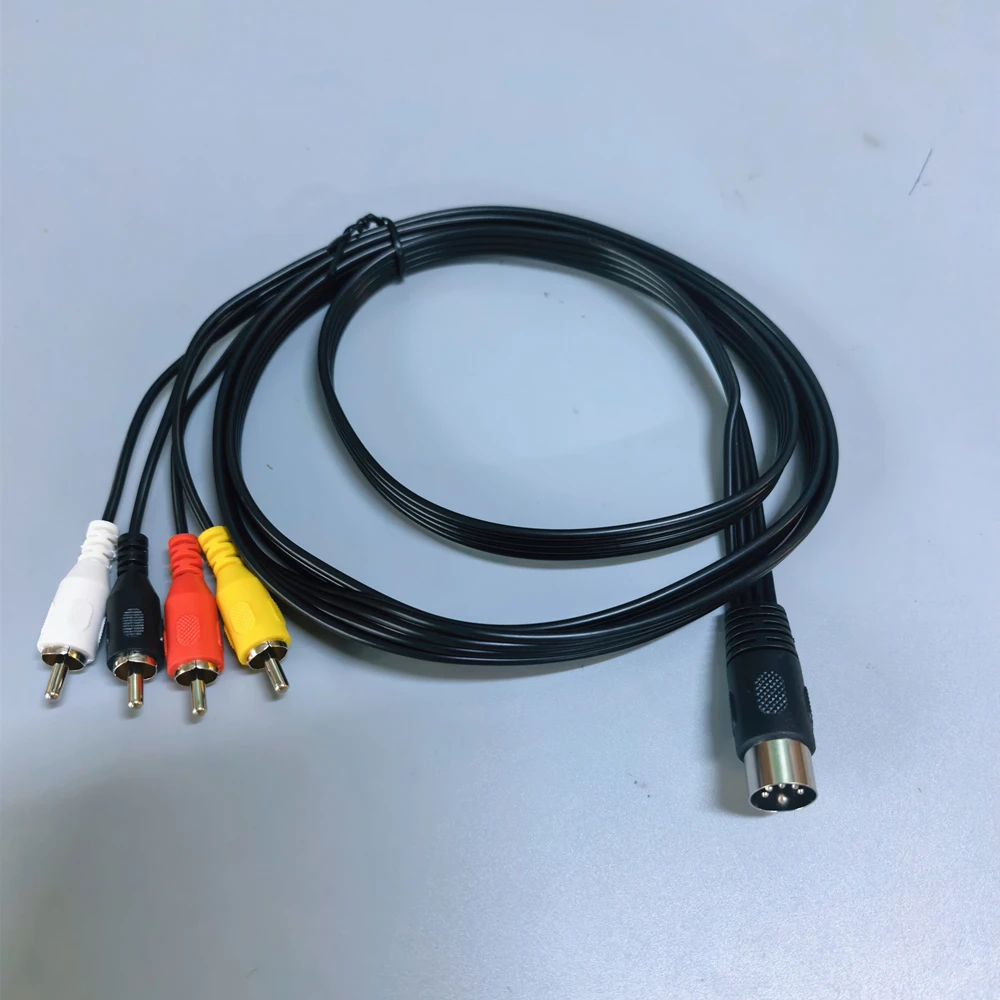 cabo-de-Audio-extensor-plug-and-play-com-nucleo-de-cobre-puro-conector-din-5-pinos-macho-para-4-rca-macho-05-15-metros