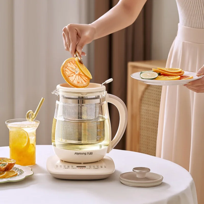 Joyoung 1.5L غلاية كهربائية زجاج Chaleira Elétrica تسخين سريع الحرارية الحفاظ على الصحة وعاء الشاي تخمير غلاية 220 فولت إبريق الشاي