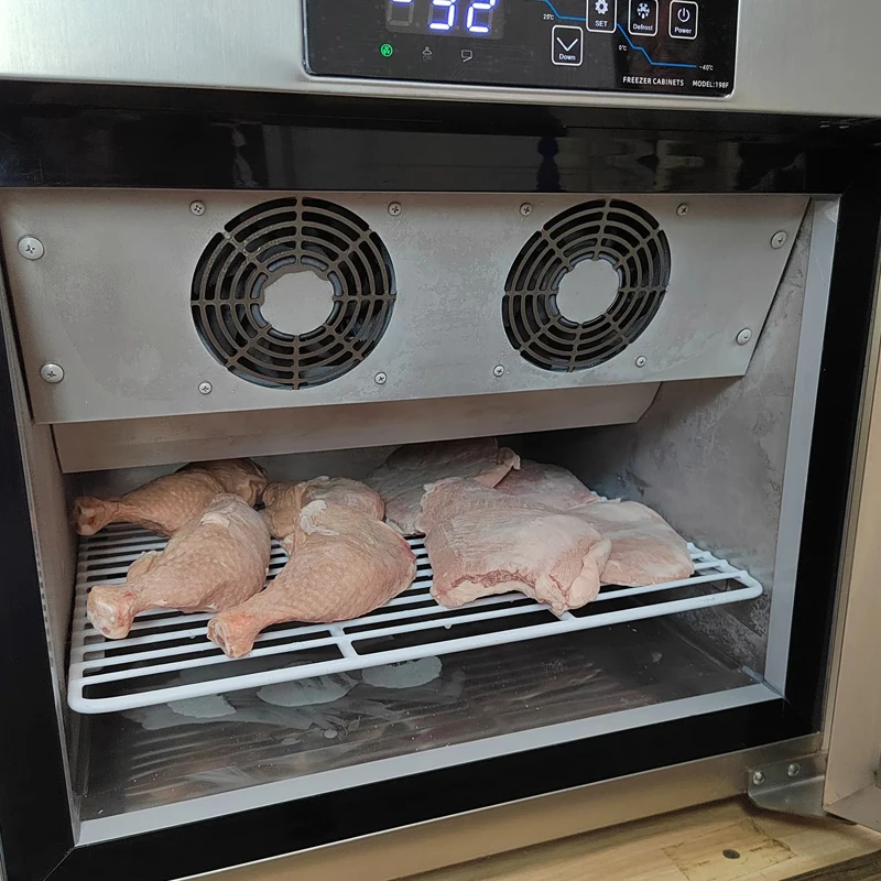 فريزر سريع عالي الجودة، آمن للحوم الطازجة، فريزر سريع محمول للاستخدام الخارجي