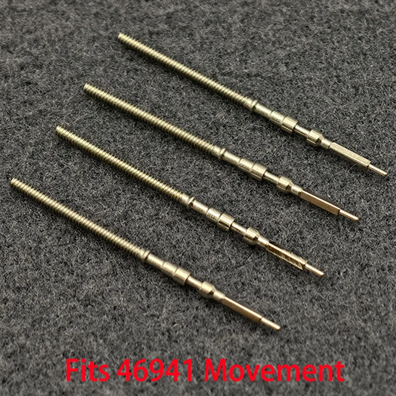 

2PCS/4PCS 46941 Stainless Steel Crown Movement Crown Stem Fits 46941 46943 Automatic Mechanical Movement Stem Watch Repair Parts