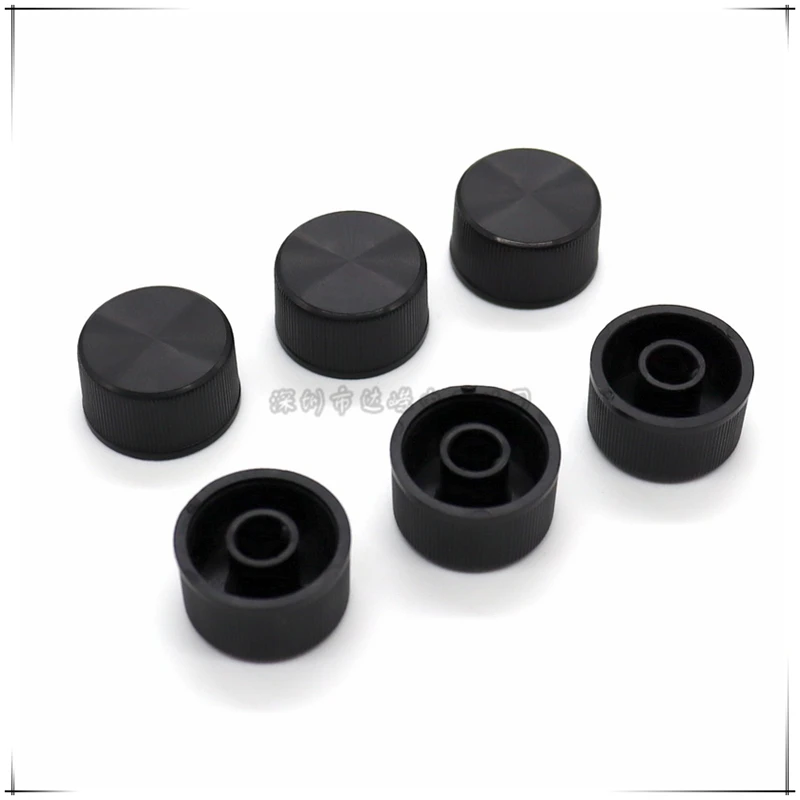 10PCS 20*10MM Swirl marks Plastic Knob no indication Knob Potentiometer Encoder Knob D-Shaped Inner Hole 6mm